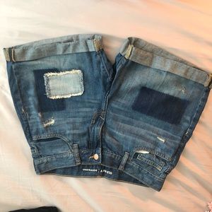 Denim shorts